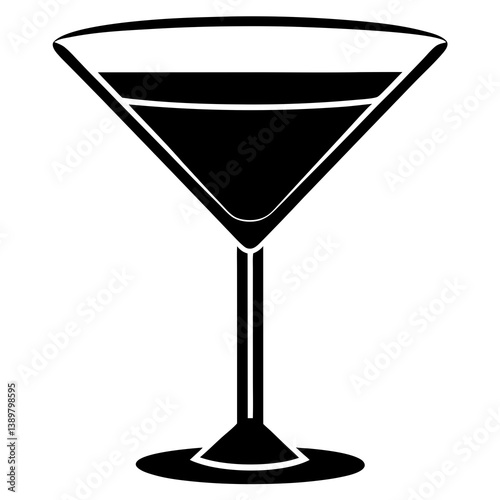 glass of martini