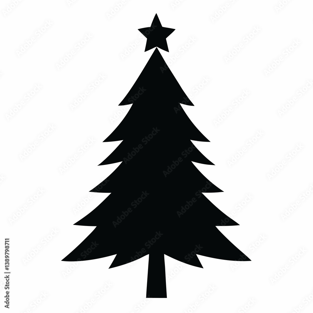 Obraz premium abstract christmas tree