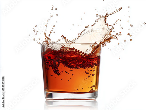 Glass of red wine