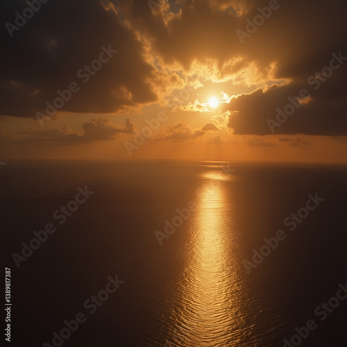 Obraz na płótnie sunset over the sea w salonie