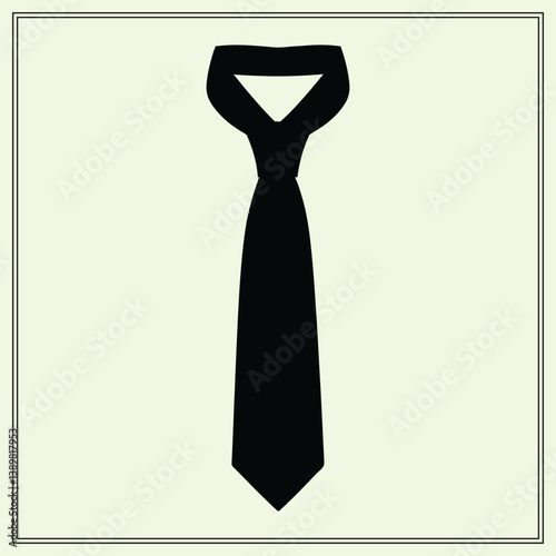 Tie Silhouette, Fashion Accessory