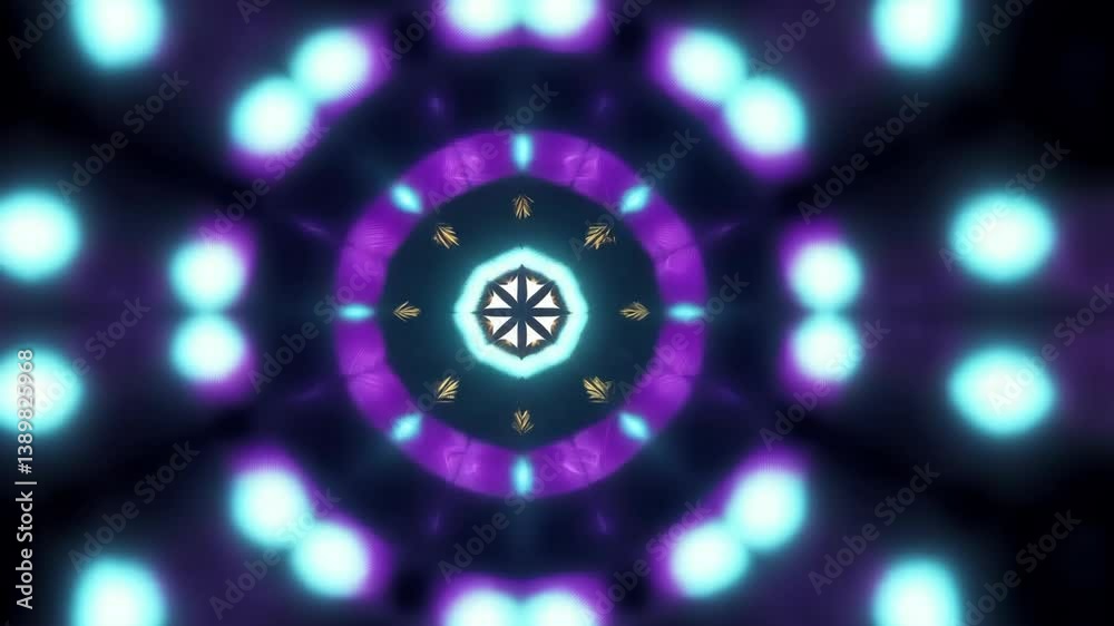 Colorful abstract pattern creates a mesmerizing visual effect in a digital art piece representing energy and motion