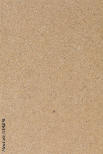 Close up of Old brown paper texture  visible. Paper fibers suitable for use as background images or decorations