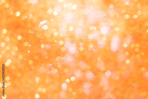 Orange abstract bokeh background