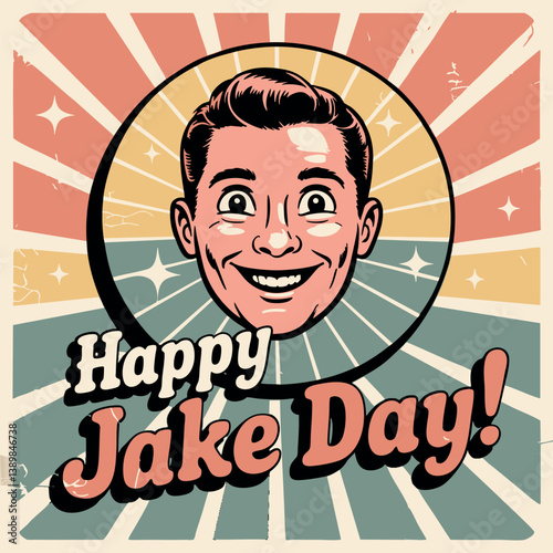 Happy Jake Day Postcard 