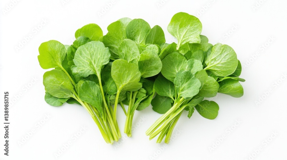 Fresh Green Watercress, Vibrant and Healthy Fresh Green Watercress, Vibrant and Healthy