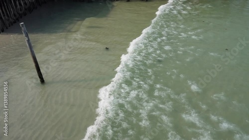 sea waves near the coast