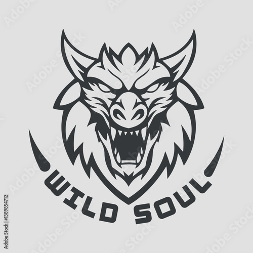 Web, wild soul logo design