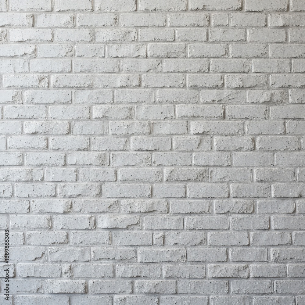 A textured white brick wall showcases a few patches of faded gray paint, creating an intriguing contrast. The bricks are unevenly arranged, adding character and depth to the surface. A textured white brick wall showcases a few patches of faded gray paint, creating an intriguing contrast. The bricks are unevenly arranged, adding character and depth to the surface.