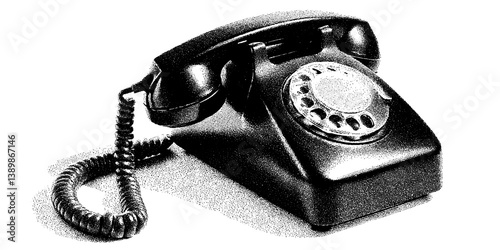 Retro phone collage with vintage poster vibes, 90s colour splash, and a screaming mouth — bold and expressive