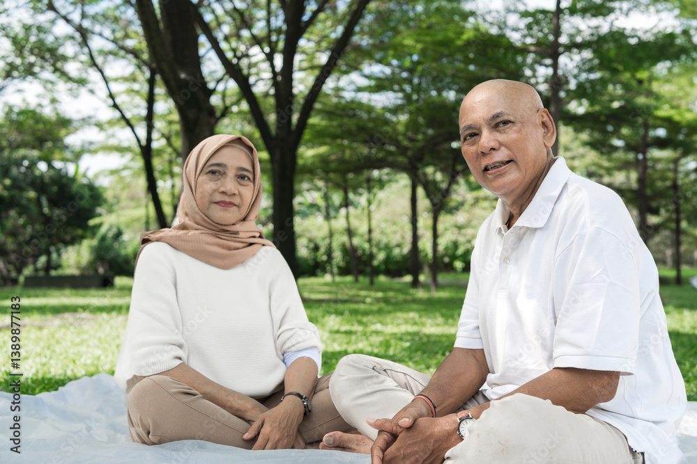 A loving senior couple sitting together in a beautiful green park, enjoying a serene moment surrounded by nature and sunlight, symbolizing relaxation, companionship, and the beauty of life at any age. A loving senior couple sitting together in a beautiful green park, enjoying a serene moment surrounded by nature and sunlight, symbolizing relaxation, companionship, and the beauty of life at any age.