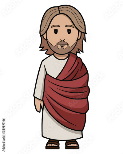 Jesus Christ also referred to as Jesus of Nazareth. Jesus the Son of God and symbol of Christianity.