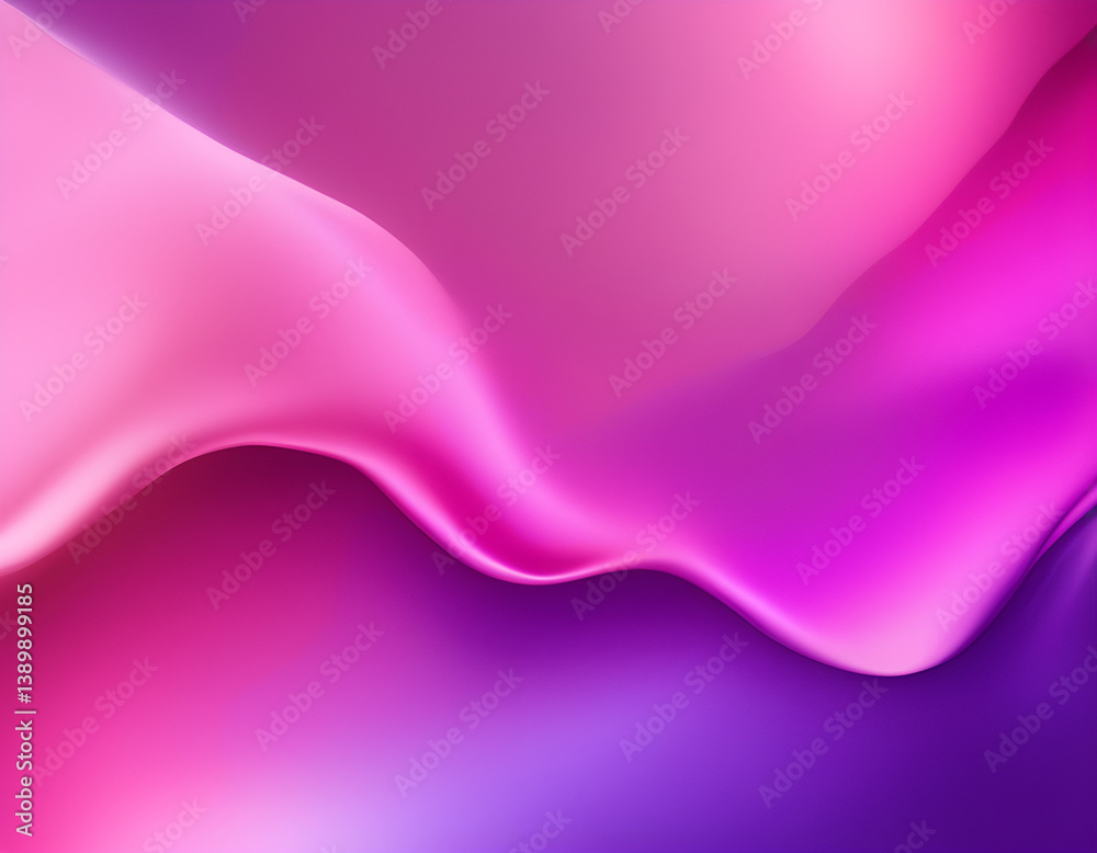 Naklejka premium Iridescent Gradient. Pop Geometry Template. Pink Neon Texture. M Abstract Background.