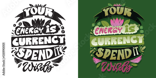 Trendy hand drawn doodle lettering quote. Lettering for t-shirt design, mug print, bag print, clothes fashion. 100% hand drawn vector image.