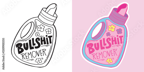 Trendy hand drawn doodle lettering quote. Lettering for t-shirt design, mug print, bag print, clothes fashion. 100% hand drawn vector image.