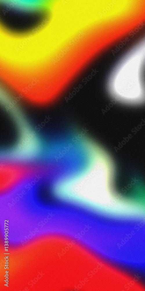 Obraz premium Dreamlike glowing gradients and soft textured light create a visual path of glowing beauty and radiant energy