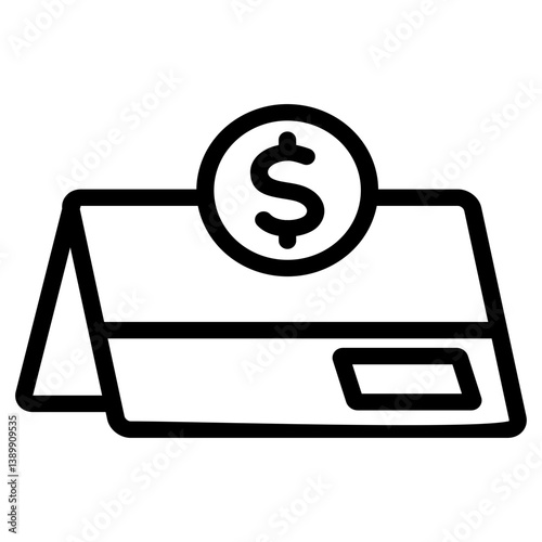 passbook icon vector illustration concept
