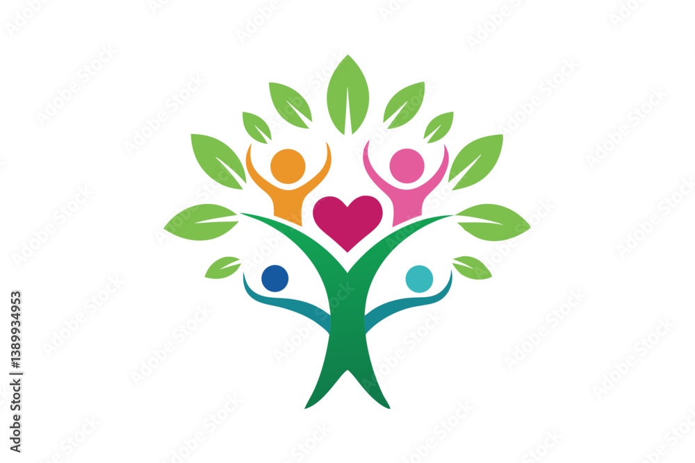 Obraz premium abstract flower vector illustration