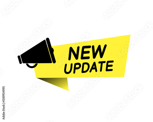 banner sticker yellow design vector image new update