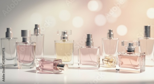 Elegant Collection of Perfumes: A Luxurious Display of Fragrances