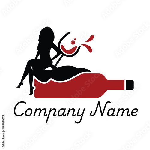 Fun vibrant and stylish drink party logo design that captures the spirit of celebration. Perfect for bars events or social gatherings customized to match your vibe and brand!