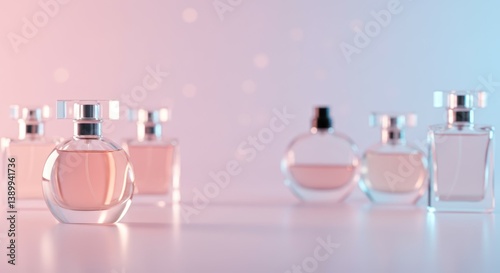 Elegant Perfume Bottles Collection: A Luxurious Display of Fragrances
