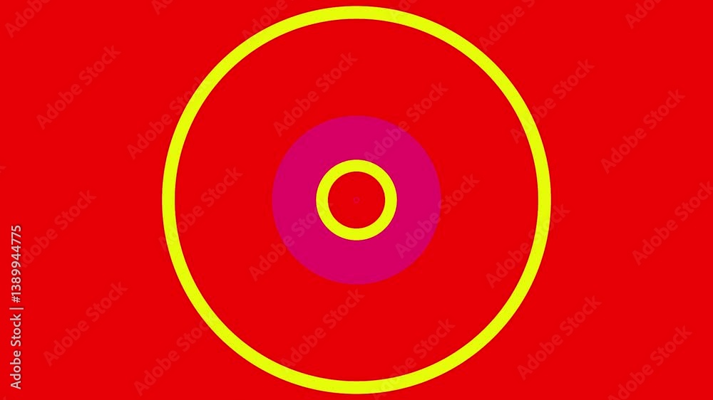 Red Pink Concentric Circles Background. Red Pink Concentric Circles Background.