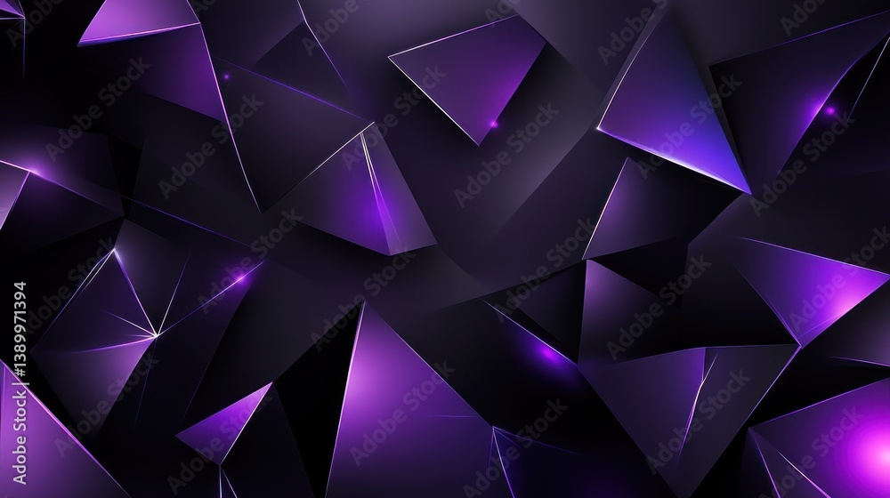 Obraz premium Purple geometric abstract background design