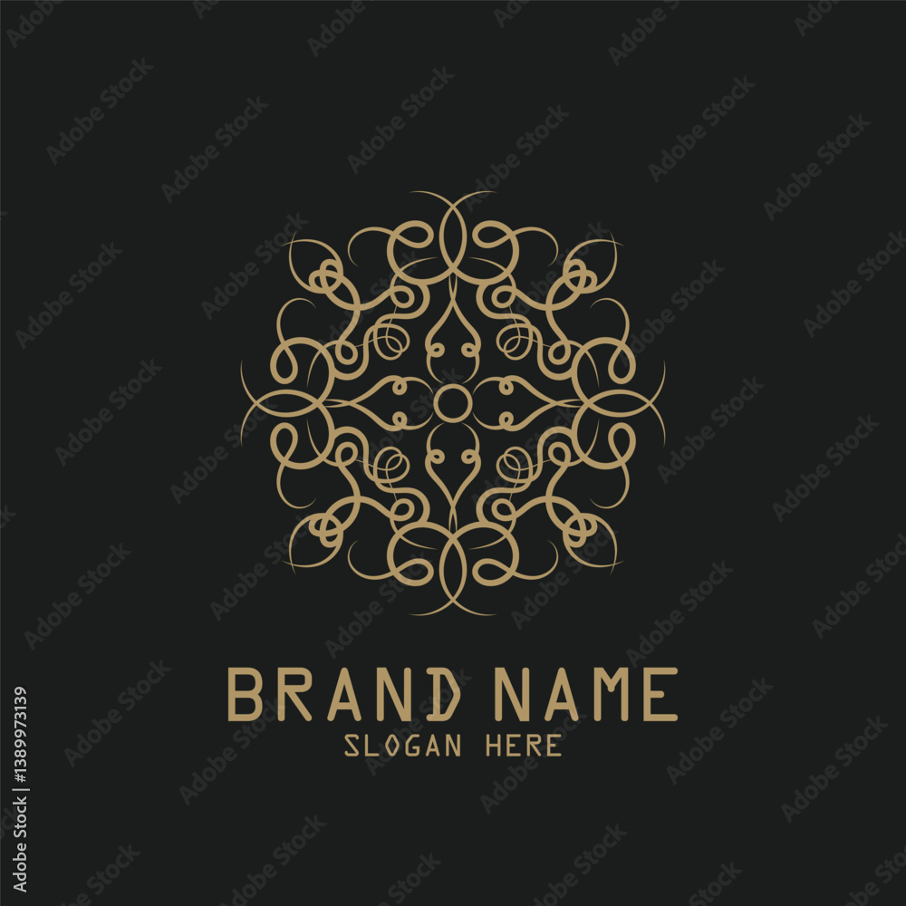Luxury Decoration mandala pattern icon vector illustration template design Luxury Decoration mandala pattern icon vector illustration template design