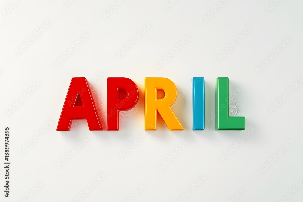 Bright April Days Illustration Bright April Days Illustration