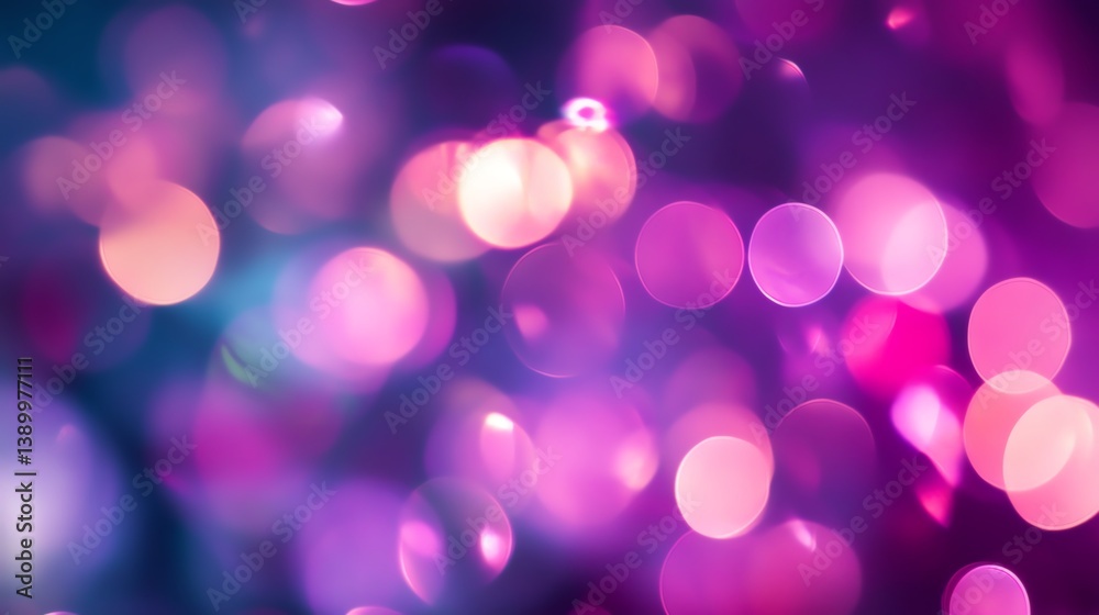 Fototapeta premium Softfocus glowing pink and purple light trails, dreamy and ethereal
