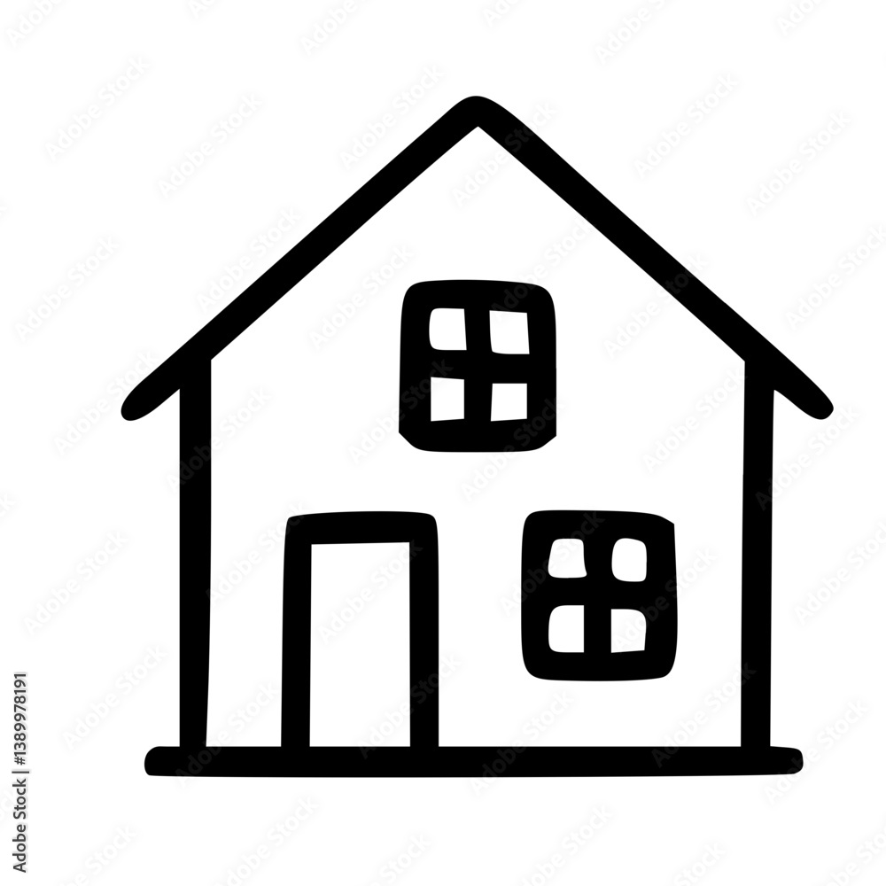 Simple House Outline Icon