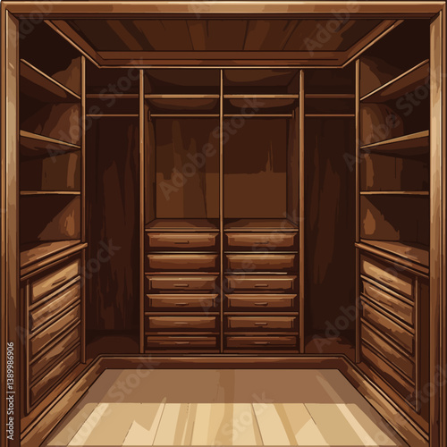 wardrobe, furniture, vector, transparent background