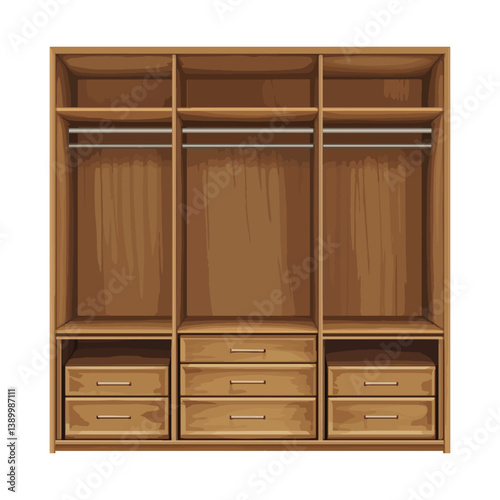 wardrobe, furniture, vector, transparent background