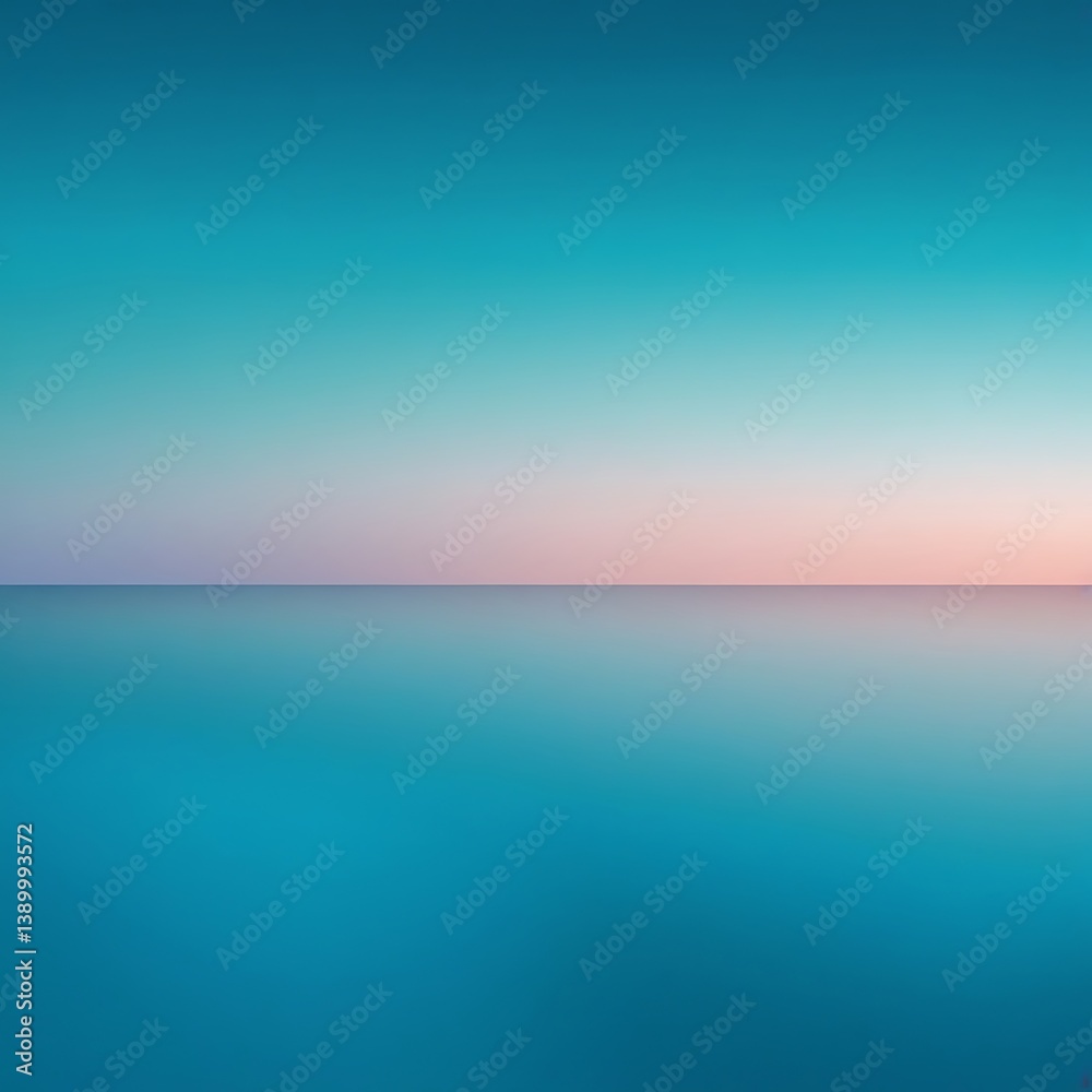 Obraz premium Teal blue background with gradient blend blue background Image minimalistic design,colours, aesthetic, artistic, atmosphere, blurred, blurry, calming, 86