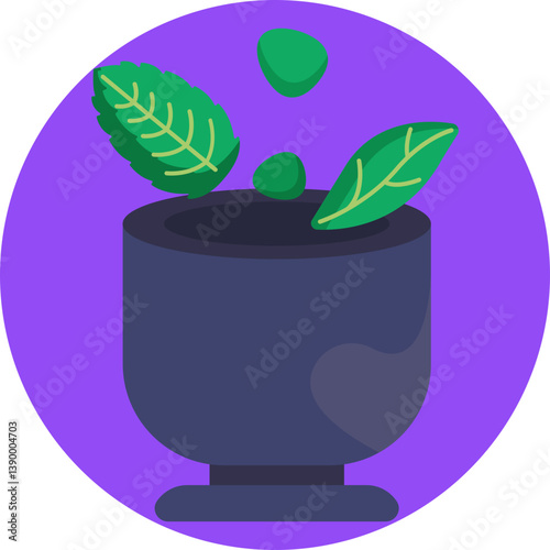A collection of dried herbs mixed together for culinary or medicinal purposes.