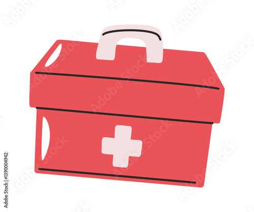 Hand-drawn first aid medical case