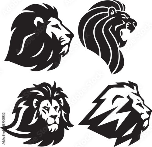 Monarch Mane – Designed for elite brands, this lion head vector radiates excellence.Lion King Emblem: Elite Vector Design.Shadow Mane: Luxury Lion Logo Art.

