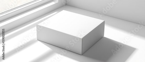 product packaging box mockup, space for branding, generative ai