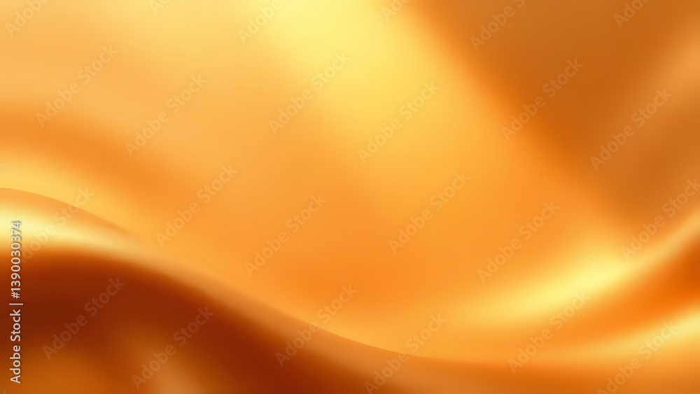 Smooth satin-like gradient background in warm brown and golden tones, soft diagonal lighting with subtle grain texture, elegant and luxurious abstract surface.
