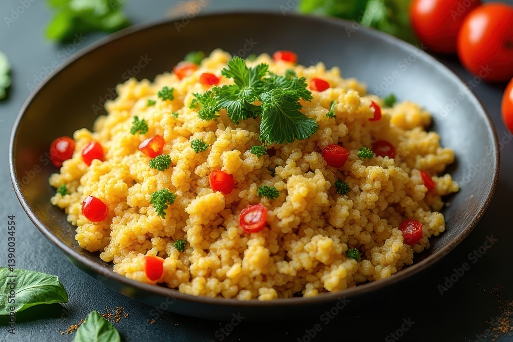 Fresh and Colorful Vegetable Fried Rice Dish Fresh and Colorful Vegetable Fried Rice Dish