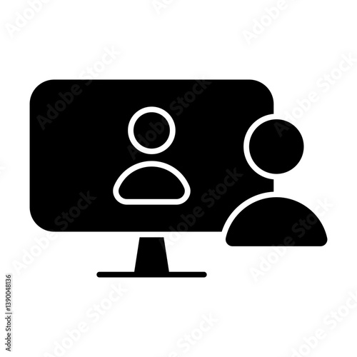 Online meeting Glyph