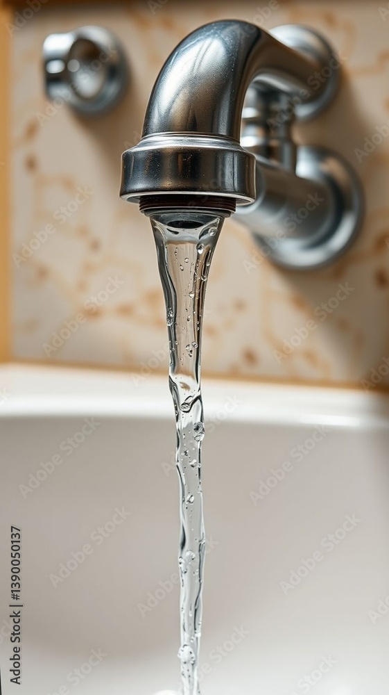 kitchen sink with water dripping from a faucet kitchen sink with water dripping from a faucet