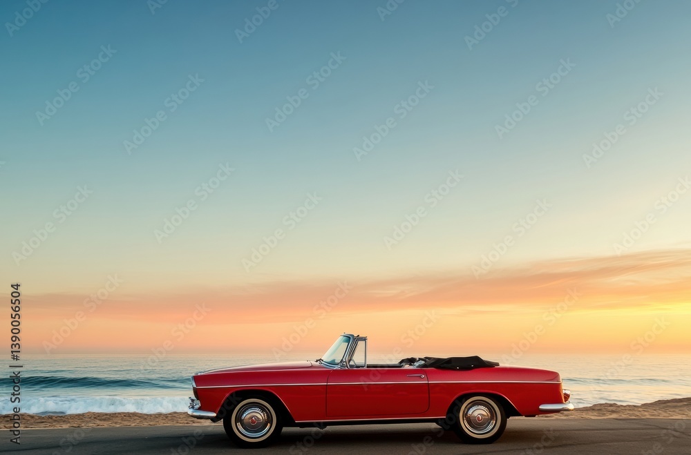 custom made wallpaper toronto digitalretro car on the beach