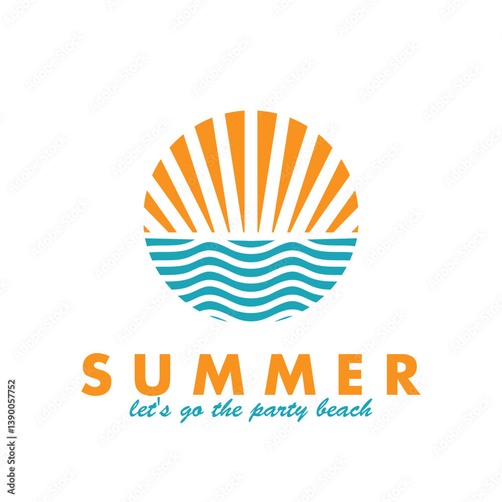 summer time icon vector illustration template design summer time icon vector illustration template design