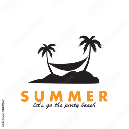 Wallpaper Mural summer time icon vector illustration template design Torontodigital.ca