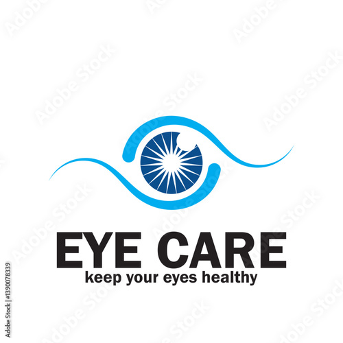 eye care icon vector illustration template design