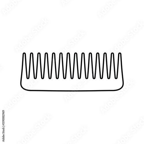 Comb  vector icon hairdresser icon