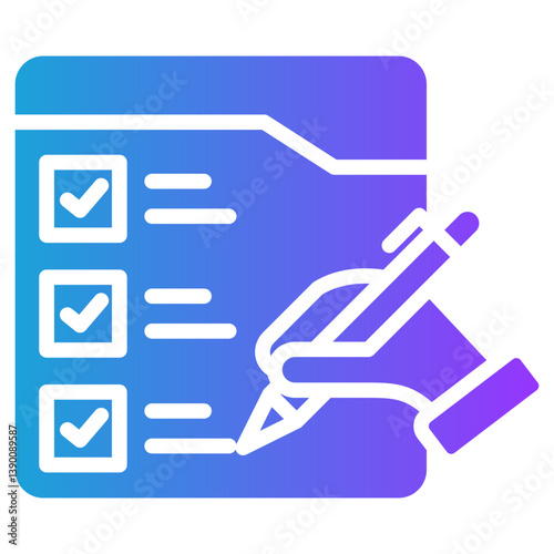Prioritize glyph gradient icon