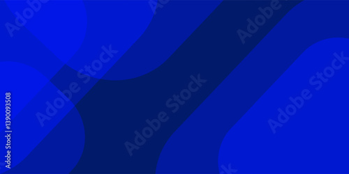 Abstract blue background. Modern simple blue geometric design. Minimal shapes. eps10